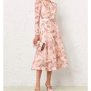 Zimmerman size 1 matchmaker floral midi dress